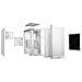 Case PURE BASE 501 Midi Tower ATX / Micro ATX / Mini-ITX Colore Bianco - Foto miniatura 4
