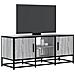 Mobile Tv Grigio Sonoma 100x35x41 Cm Legno Multistrato Metallo - Foto miniatura 1