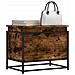 Contenitore con Coperchio Rovere Fumo 60x40x51,5cm Truciolato - Foto miniatura 2