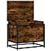 Contenitore con Coperchio Rovere Fumo 60x40x51,5cm Truciolato - Foto miniatura 7