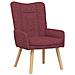 Sedia rilassante Rosso vino 63 x 67 x 94 cm Tessuto - Foto miniatura 1
