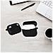 Custodia Protettiva In Silicone Compatibile Con Apple Airpods Pro 3 - Antishock, Impermeabile E Anti-caduta Black - Foto miniatura 2