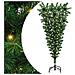 Albero di Natale artificiale pre-illuminato capovolto con set di palline - Foto miniatura 1
