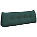 Cuscino per Schiena Verde Scuro 140 x 24 x 50 cm Tessuto - Foto miniatura 1