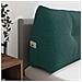 Cuscino per Schiena Verde Scuro 140 x 24 x 50 cm Tessuto - Foto miniatura 5
