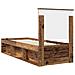 Struttura del letto Legno vecchio 75 x 190 cm Pino massello - Foto miniatura 9