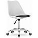 Sedia girevole Valora VIRO in bianco e nero per ufficio - Foto miniatura 1