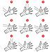Fasce Per Mani Da Boxe Elastiche In Cotone Da 3m - Traspiranti E Delicati Sulla Pelle Black - Foto miniatura 4