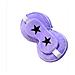 Cuscino Da Viaggio 2-in-1 A Forma Di U Viola E Mascherina Per Dormire Blocca Luce - Foto miniatura 5