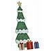 Albero di Natale Illuminato con 3 Scatole Regalo 2D Bianco Caldo - Foto miniatura 4