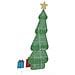 Albero di Natale Illuminato con 3 Scatole Regalo 2D Bianco Caldo - Foto miniatura 8