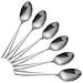 Set Di 6 Cucchiai Da Zuppa Formato 21,5 Cm In Acciaio Inossidabile, Argento - Foto miniatura 1