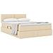 Letto con contenitore e materasso Crema 140 x 190 cm - Foto miniatura 3