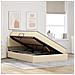 Letto con contenitore e materasso Crema 140 x 190 cm - Foto miniatura 4