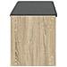 Panca per ingresso con cuscino Rovere Sonoma 103 x 38 x 45 cm - Foto miniatura 6