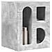 Comodino 2 pcs Grigio cemento 40 x 35 x 50 cm Legno multistrato - Foto miniatura 3