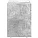 Comodino 2 pcs Grigio cemento 40 x 35 x 50 cm Legno multistrato - Foto miniatura 7