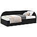 Struttura Letto Angolare con Materasso 2 pcs Nero Velluto - Foto miniatura 1
