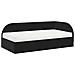 Struttura Letto Angolare con Materasso 2 pcs Nero Velluto - Foto miniatura 4