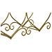 Panca Heart Crema E Gold - 105 X 37,5 X H 51,5 Cm - Foto miniatura 4
