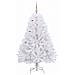 Albero di Natale Artificiale con Rami Pieghevoli Bianco 150 cm - Foto miniatura 3