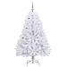 Albero di Natale Artificiale con Rami Pieghevoli Bianco 150 cm - Foto miniatura 4
