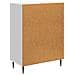 Credenza Bianco Lucido 66 x 34,5 x 89,5 cm Legno ingegnerizzato - Foto miniatura 6
