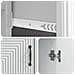 Credenza Bianco Lucido 66 x 34,5 x 89,5 cm Legno ingegnerizzato - Foto miniatura 7