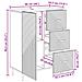 Credenza Bianco Lucido 66 x 34,5 x 89,5 cm Legno ingegnerizzato - Foto miniatura 9
