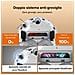 Qrevo Edge 2 Set Robot Aspirapolvere Lavapavimenti, Base Tutto in Uno, 25.000 Pa, 7,98 cm, LDS Retrattile, FlexiArm, Antigroviglio, Autopulizia 80°C, Evita 280+ Ostacoli, Videochiamata, Bianco - Foto miniatura 2