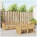 Set di divani da esterno 8 pcs Bianco 306 x 128,5 x 73 cm - Foto miniatura 2