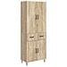 Set di armadi 2 pcs Rovere Sonoma 66 x 34,5 x 89,5 cm - Foto miniatura 1