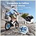 O20 Boost Bici elettrica pieghevole, motore 250W, batteria 48V 13,5Ah, autonomia massima 120 km, velocità massima 25 km /h, pneumatici antiforatura, ottima per tragitti cittadini e gite nel fine settimana, colore viola - Foto miniatura 4
