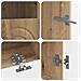 Mobile TV LED a 3 pezzi Rovere Artigianale Legno ingegnerizzato - Foto miniatura 9