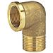 Raccordo a gomito, con filettatura interna, per filettatura esterna 4 in ottone - Foto miniatura 1