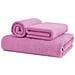 Asciugamani Salvietta Bagno In Morbida Spugna Modello Sophie Colore Fucsia Ospite Fucsia - Foto miniatura 8