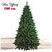 Albero Di Natale 180cm New Tiffany Super Folto 723 Rami Pino Verde Base A Croce - Foto miniatura 5