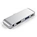 Adattatore Pro Hub Portatile Tipo C in Alluminio con Carica USB-C PD, 4K HDMI, USB 3.0 e Jack Cuffie da 3,5 mm - Compatibile con iPad Pro 2018, Microsoft Surface Go e Altri (Argento)  - Foto miniatura 1