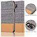 Custodia Compatibile Con Samsung Galaxy S4 Active In Grigio Chiaro Marrone - Coperchio Protettiva Con Chiusura Magnetica, Funzione Stand E Tasca Per Le Carte - Foto miniatura 5