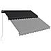 Tenda Da Sole Retrattile Manuale 350x250 Cm Antracite - Foto miniatura 2