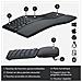 Tastiera Curvo Wireless RF + Bluetooth Ergo K860 Colore Graffite (Layout Francese)  - Foto miniatura 6