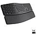 Tastiera Curvo Wireless RF + Bluetooth Ergo K860 Colore Graffite (Layout Francese)  - Foto miniatura 1