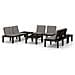 Set Divani Da Giardino Con Cuscini 6 Pz In Plastica Grigio - Foto miniatura 1
