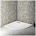 Piatto Doccia Extra Piatto 90x90 Cm - Quarto Di Cerchio - Ultraflat New - Bianco - Standard - Foto miniatura 1