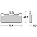Pastiglie Freno Anteriore Racing 695ds-1 - Foto miniatura 1