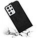 Custodia Compatibile Con Samsung Galaxy S21 Ultra In Nero Di Notte - Coperchio Protettivo In Design Flip Con Chiusura Magnetica - Foto miniatura 5