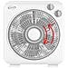 Ventilatore BOXY con 5 Pale Griglia Frontale Regolabile a 360° Timer Potenza 50 W Colore Bianco - Foto miniatura 7