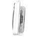 Ventilatore BOXY con 5 Pale Griglia Frontale Regolabile a 360° Timer Potenza 50 W Colore Bianco - Foto miniatura 8