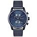 Orologio Con Cronografo Al Quarzo Da Uomo Con Cinturino In Maglia Metallica In Acciaio Inossidabile Blu - 1513836 - Foto miniatura 1