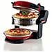 Forno Pizza Elettrico Doppio con Temperatura Max 400°C 5 Livelli di Cottura Potenza 2300 W Colore Rosso - Foto miniatura 1